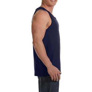 Camiseta sin Mangas con Cuello en V, Diseño Personalizado, Ecológica, Transpirable, de Algodón, Spandex y Poliéster, de Secado Rápido, para Hombre, Mezcla de Alta Calidad, Informal de Verano - Product Image 5