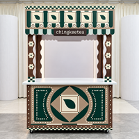 Chariot à bonbons de mariage personnalisé avec roues, chariot mobile pour la présentation de desserts pour les fêtes, les événements et les banquets
