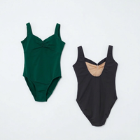 CHARR INDUSTRIES Leotardo de Ballet sin Mangas para Niñas, con Tirantes Anchos de Color Personalizado, para Entrenamiento de Danza, Sublimación CI-RA-1085