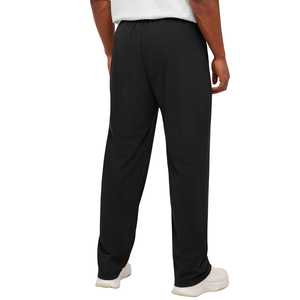 Pantalon de jogging hybride pour homme, coupe classique, noir, extensible, doux, pour la gym, l'entraînement, le sport, décontracté - Product Image 2
