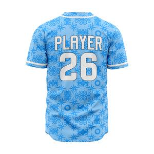 Uniforme de Béisbol Personalizado con Botones, Sublimado, para Equipos Deportivos, Fabricación OEM ODM - Product Image 5