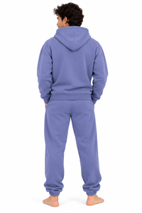 Conjunto Deportivo para Hombre con Sudadera con Cierre y Pantalones Jogger Color Lavanda, Ropa Deportiva Personalizada - Product Image 2
