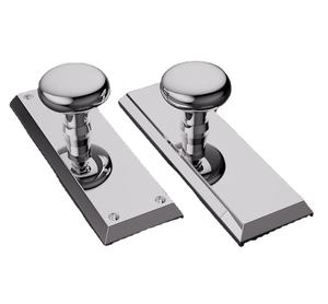 Bouton rectangulaire en laiton durable tendance, personnalisé, pour porte de passage, nouveau design moderne, pour hôtel, villa, intérieur, chambre, salon - Product Image 1