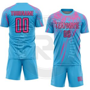 Uniforme de Fútbol Personalizado, Ligero y Transpirable, con Pantalones Cortos, para Entrenamiento de Clubes y Equipos - Product Image 3