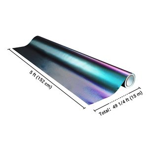 Film vinyle 3D effet fibre de carbone 5x50 pieds – Catégorie de produit : Tissu - Product Image 2