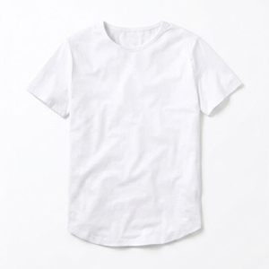 Camisetas Casuales para Hombre, Sin Arrugas, para Uso Diario, con Dobladillo Curvo, de Algodón y Poliéster, Diseño Liso, Personalizables - Product Image 2