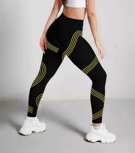 Leggings de yoga taille haute pour femmes, extensibles dans quatre directions, séchage rapide, respirants, longueur cheville, fitness, vente en gros usine, personnalisables OEM ODM - Product Image 2