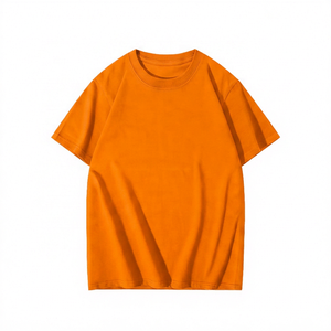 T-shirt en jersey à manches courtes pour homme, col rond, coupe classique, couleur unie, respirant, polyester/coton écologique imprimé - Product Image 3