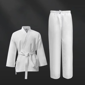 Conjuntos de Uniformes de Jiu Jitsu Brasileño para Adultos Unisex, Ligeros, Transpirables y Duraderos, de Poliéster/Algodón, para Entrenamiento de Artes Marciales - Product Image 2
