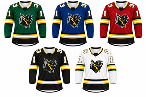 Custom Sublimated Heather <b>Grey</b> Ice Hockey Jersey <b>Socks</b> Set Quick Dry Breathable Team Practice Uniform College Training Wear Mens - Product Image 6