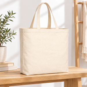 220 GSM Un-laminated <b>Canvas</b> Tote Bag with MARCEL DTF Print 40x34x16 cm Custom Logo Promotional Wholesale - Product Image 4