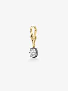 Cushion Lab Grown Diamond <b>Pendants</b> 14K 18K <b>Solid</b> <b>Gold</b> Minimalist Elegant Modern Blackened Vintage Charms Jewelry Gifts For Women - Product Image 3