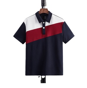 Nouveauté, vêtements pour enfants de haute qualité, haut à manches courtes rayé respirant, t-shirt polo en coton extensible pour garçons, fournisseur du Bangladesh - Product Image 3