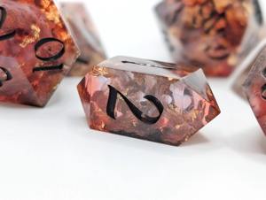 Jeu de dés en résine pour RPG de table, polyédriques, universels, pour jeux professionnels de D&D, équipement de jeu en gros - Product Image 3