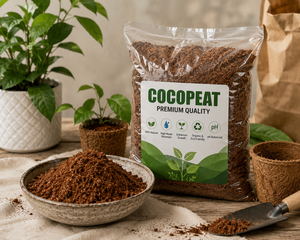 Nuevo Saco de Fibra de Coco 100% Ecológico y Natural, Precolado, para Jardinería, Tamaño Grande 60*100cm, Impresión de Bolsas Personalizable - Product Image 1