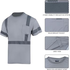 เสื้อทำงานสีส้มสะท้อนแสงสำหรับทุกเพศ ยี่ห้อ RELICSTAR CARPORATION ผลิตจากโพลีเอสเตอร์ มีแถบสะท้อนแสง กระเป๋าเสื้อแบบแข็ง ชุดยูนิฟอร์มนิรภัย - Product Image 1