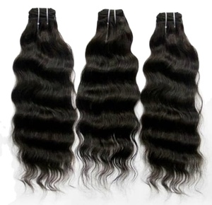 Extensions de cheveux indiens double face de grade 12A, humains naturels, noirs, avec cuticule alignée. - Product Image 5