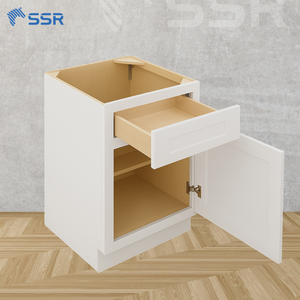 Gabinete de Cocina RTA B09-B21, Puerta Individual, Cajón Individual, Color Personalizado, Gabinete Base Estilo Shaker, Diseñado en Fábrica en Vietnam - Product Image 1