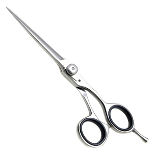 KOUNAIN 6,0 \ "Tijeras de peluquería profesionales Herramienta de belleza hecha a mano Cuchillas afiladas Corte suave Tornillo ajustable Acero romo - Product Image 1