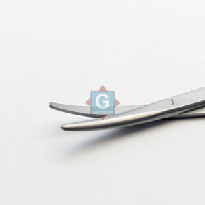 Ciseaux de dissection Metzenbaum de haute qualité, courbés, à bout arrondi, en acier inoxydable, pour utilisation manuelle en chirurgie générale - Product Image 3