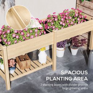 Scaffale in Legno per Fiori e Fioriera Elegante per Uso Interno/Esterno - Product Image 3