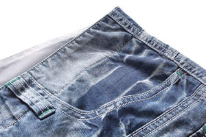 Shorts en jean cargo décontractés pour hommes, coupe ample, multi-poches, délavés, style streetwear décontracté pour l'extérieur - Product Image 2