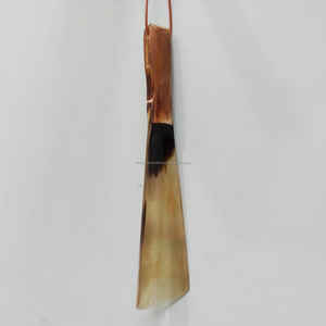 Cuchara para zapatos de cuerno de búfalo y buey hecha a mano de primera calidad con mango antiguo de hueso y correa de cuero al mejor precio - Product Image 4