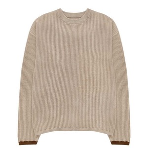 Wool/Viscose Ribbed <b>Cardigan</b> Knitted Sweater <b>Men</b> Women Casual Fashion Warm Breathable Comfortable <b>Long</b> Sleeve Stylish 3D Front - Product Image 1