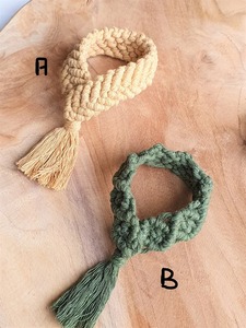 Anillo de Servilleta de Macramé de Estilo Único, Hecho a Mano con Cuerda de Algodón, Perfecto para Decoración de Mesa de Cocina y Estilo Rústico - Product Image 5