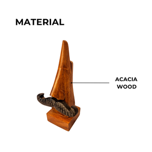 Mustache Man Wooden Spectacle Holder Eyeglass Stand Handmade Solid Wood Modern Eco-Friendly Baptism Display Optical <b>Decorative</b> - Product Image 5