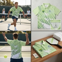Polo de pickleball personnalisé OEM ODM Vente en gros Fabricant de vêtements de sport à séchage rapide Vente en gros de polos de pickleball personnalisés