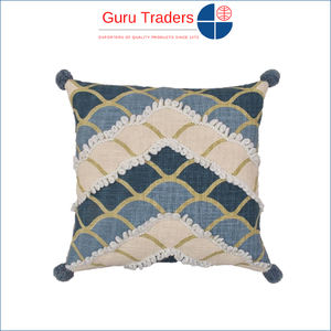 100% Cotton Made Customized Size Decorative Cushion <b>Covers</b> From Top Leading Indian Manufacturer & Exporter <b>for</b> Home Use - Product Image 3