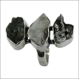 Elegant Multi Stone <b>925</b> <b>Silver</b> <b>Ring</b> Natural Gemstone <b>Rings</b> Energy Gemstone <b>Rings</b> - Product Image 1