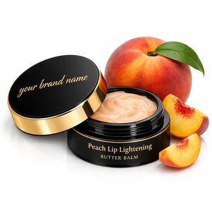 Private Label Peach <b>Lip</b> Lightening Butter <b>Balm</b> Moisturizing <b>Lip</b> Butter for Softening & Nourishing OEM Wholesale Healthy <b>Lip</b> Care - Product Image 2