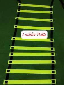 Bright Green Portable Agility Ladder Flatfoot Ladder Drill <b>Strip</b> for Football Soccer Speed Training - Product Image 1