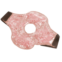 FIRSTAR Coussinets de gel réutilisables pour thérapie chaude et froide pour soulager la douleur au genou, certifiés CE, 29,5x21cm, rose et vert