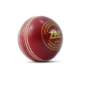 Pelota de Cricket de Cuero Rojo ZAP Sports Monster - Pelota de Entrenamiento Profesional Ambidiestra, Cosida a Mano y Duradera para Uso en Exteriores - Product Image 3