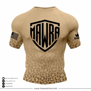 Vente en gros de rashguards personnalisés en sublimation anti-UV, écologiques, pour hommes, pour l'entraînement au BJJ, respirants, à manches courtes, compressifs - Product Image 5