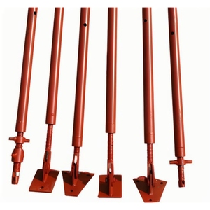 Venta caliente Q235 Steel Prop Jack de apuntalamiento ajustable Galvanizado Coat CE Aprobado para la construcción de almacenes para uso en almacenes - Product Image 4