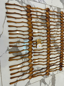 Heart Spoon Coffee Mixing Wooden Spoon Gift Family for Kitchen Dining <b>Table</b> Parties by 99 Gold Data - Product Image 3