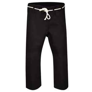 Uniforme de Karate Negro al por Mayor con Logotipo Personalizado en la Parte Delantera para Adultos, Último Diseño OEM, Artes Marciales, 100% Algodón, Transpirable y Ligero - Product Image 5
