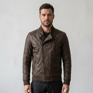 Chaqueta de Invierno de Cuero Genuino para Hombre a Precio de Mayoreo - Diseño Transpirable, Reversible e Impermeable de la Mejor Calidad - Product Image 4