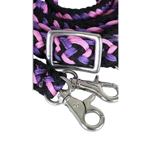 Premium Quality Heavy Duty Braided <b>Nylon</b> Equestrian Lead Anti Rust Snap <b>Hook</b> Multi Color Horse Lead Training Horse <b>Nylon</b> Rein - Product Image 5