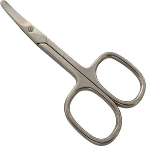 Ciseaux à ongles pour bébé en acier inoxydable avec lames courbées et pointes rondes pour le soin des ongles des nourrissons, des nouveau-nés et des enfants - Product Image 1