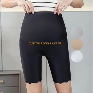 Shorts de yoga taille haute personnalisés pour femmes enceintes, style cycliste, pour l'entraînement et le fitness, vêtements de sport de grossesse en gros - Product Image 5