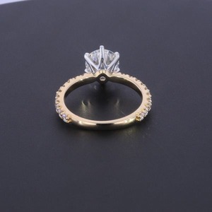 Unique Design Luxury Moissanite <b>Ring</b> Diamond Look Engagement <b>Ring</b> For Women Party Wear Jewelry Available For Sale - Product Image 1