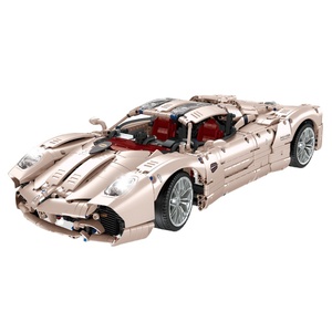 JJ9210 Utopia, Kit de Construcción de Modelo de Auto Deportivo Plateado, Más de 800 Piezas, Diseño de Puerta de Tijera, Funciona con Batería, para Niños Mayores de 13 Años, Regalo de Cumpleaños - Product Image 1