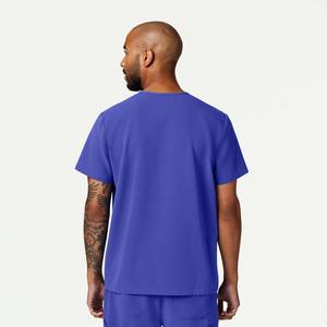 Ensembles de blouses médicales OEM pour hommes, coupe droite, confortables, style jogger, en tissu peigné, avec détection d'aiguilles, fusion sans couture, pour usage hospitalier, personnalisables - Product Image 3