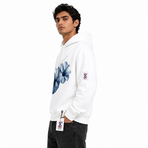 Sudadera con Capucha Estampada en Serigrafía para Hombre, Suave y Cálida, con Cordón Ajustable, Estilo Casual Deportivo Urbano - Product Image 5