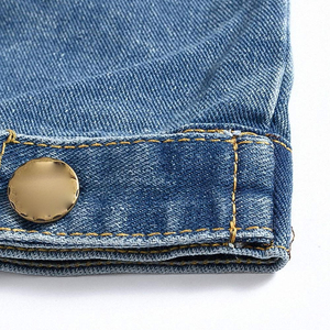 Chaleco Vaquero Desgastado de Alta Calidad para Hombre, Chaqueta sin Mangas con Lavado Vintage para Moda Urbana y Casual - Product Image 2